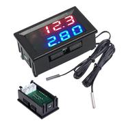 Acuario Thermometer - 48x29x22mm Digital Temperature Gauge, LCD Screen Sensor, Smart Control Device, Impermeable Probe | Accurate Temperature Regulator For Fish Tank Reptil Terrarium Refrigerato