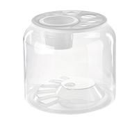 Acuario transparente para tortugas de agua con tapa y cubierta extraíble para la mayoría de las tortugas