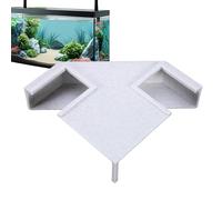 Acuario Túnel Shrimp, Fish Tank Cave, Safe and Sturdy Material, Easy to Clean Fish Hide Tunnel, Betta Hiding Spots for Enhancing Your Tanks Decor, White