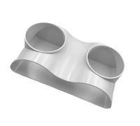 Acuario Underground Cave, Two Holes Design, 6,89x3.46in Fish Hiding Spots, Natural Curve Tunnel, Viewing Aquatic Life, Gravel Fish Shelter for Bettas, Tank Decoration, Stress