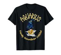 Acuario Zodiaco gnomo astrología diseño Celestial Camiseta