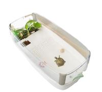 Acuarios Adorno doméstico Sencillo de Gran Apertura for Tanque Tortugas, for cría(Grande)