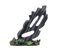 Acuarios, artesanías, piedra, hierba, rocalla, decoración, peceras, suministros de arte marino, decoraciones artificiales de rocalla