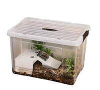 Acuarios Caja de rotación Tortugas, Tanque alimentación for, Mesa Secado al Sol, Cubierta Cinta Transparente(XXL)