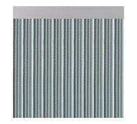 Acudam Cortina Lisboa Puertas Gris Exterior PVC Aluminio 90 x 210 cm