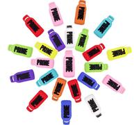 Acuiwer Shoe Charms Adornos de Zapatos 27 PCS PVC Encantos Cristal Clog Adornos para Zapatos para Niñas Mujeres Niños (F-P-27)