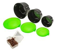 Acunny 3Pecies Bait Tackle Box - Caja de almacenamiento para cebos para carnada, accesorios de pesca impermeables, soporte ligero para pesca y lombrices de tierra