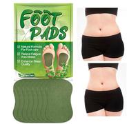 Acunny Almohadillas naturales para desintoxicar el cuerpo a base de hierbas, láminas adhesivas, parches de limpieza corporal de ajenjo, 8 almohadillas naturales para pies y cuidado corporal, láminas