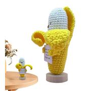 Acunny Apoyo Emocional, Seta de Apoyo Emocional | Champiñón Positivo de Ganchillo de Hongo | Exquisito de Felpa para decorar Oficinas, Estanterías, Mesitas de noche,