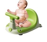 Acunny Asiento de baño para bebés, asiento de bañera para bebés, Taburete antideslizante para la ducha para niños, Cómodos asientos de bañera sin deslizamiento para bebés sentados con forma de