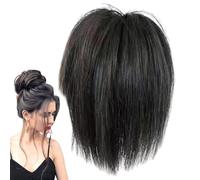 Acunny Bod de cabello rizado, peluca para el cabello de moño | Disfraz de peluca ajustable elegante - Bollos desordenados naturales, extensiones de cabello de cola de caballo para salir, vestir