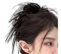 Acunny Bod de extensión del cabello, moño para el cabello rizado, Costume elegante Wig Elastic, Bollos desordenados naturales, extensiones de cabello de cola de caballo para salir, vestir diariamente