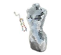 Acunny Bola Disco Espejo, Bola Disco - Modelo creativo de cuerpo de mujer - Adornos de decoración de oficina, decoraciones de fiesta Disco, escultura de modelo femenino