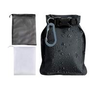 Acunny - Bolsa de jabón, almacenamiento de jabón sólido para viaje y ducha, accesorios para cuarto de baño, gimnasio, antifugas, para embalaje de viaje, camping, natación diaria, Negro , Se référer