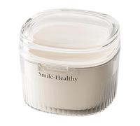 Acunny Caja de remojo para dentaduras postizas, estuche de baño de retención - Caja de limpieza transparente para tirantes - Baños de prótesis portátiles, caja de dentaduras postizas, solución de