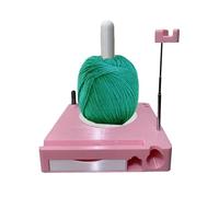 Acunny Caja de soporte para hilo, soporte giratorio para bolas de hilo de liberación fácil, accesorio de ganchillo portátil, almacenamiento para abuelas, mujeres, mamá, proyectos de manualidades