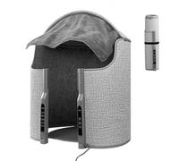 Acunny Calentador debajo del escritorio,Calentador debajo del escritorio para oficina - Calentador de espacio de oficina portátil - Calentador de pies y piernas plegable, 7 temporizadores, calentador