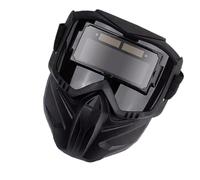Acunny Casco de Soldadura con Gran Visibilidad, máscara Especial para soldar - Visera Grande extraíble, Casco de Soldadura con atenuación automática | Protección antiniebla y Pantalla Facial Ligera