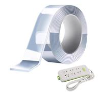 Acunny Cinta adhesiva de doble cara extra fuerte Double Sided Tape transparente extraíble cinta adhesiva de doble cara, resistente