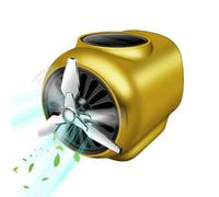 Acunny Clip de ventilación, ambientador, difusor de aromaterapia para coche, hojas giratorias, difusor de aroma para coche, novedoso, único, duradero, accesorio para interior de coche