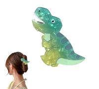 Acunny Clips de cabello modernos, clips de garra lindo - Pin de garra de dinosaurio acrílico,Strong Hold Accesorios para el cabello Herramientas para el tocado de tocado Nonslip para la playa de