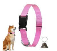 Acunny Collar de Cabra,Collar Ajustable de Nylon para Caballo y Oveja | Accesorios para Mascotas con Hebilla De Liberación Rápida Y Sonido Claro para Cuello De Pequeños Animales Ganado Ovino