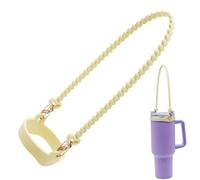 Acunny Correa de agarre para botellas de agua, correas para botellas de agua, cuerda de soporte de silicona, soporte para paraguas, cuerda de silicona, apta para botellas de cuello ancho, amarillo