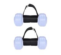 Acunny - Correa de tobillo con mancuernas, accesorio de mancuernas de tobillo - 2x Entrenador Tibial ajustable,Equipo de gimnasio en casa, férula de tobillo resistente al desgaste para hebillas