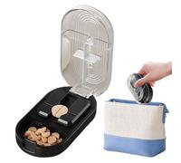 Acunny Coupe - Píldora pequeña - Caja de almacenamiento portátil y para dispensador de medicamentos de viaje, organización medicamentosa
