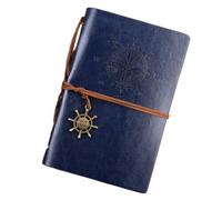 Acunny Cuaderno de bocetos vintage, diseño pirata, diario personal, planificador, material escolar, diario, suministros de enseñanza, artículos esenciales de papelería para hombres, mujeres y jóvenes