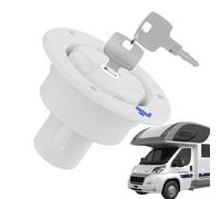 Acunny de agua de repuesto para e | Conexión de agua de ciudad bloqueable con llave para autocaravanas, tapón de repuesto a prueba de polvo y fugas para barco camping