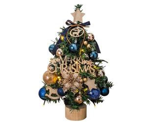 Acunny Decoración de árbol de Navidad iluminada,Decoración de árbol de Navidad Brillante,Adorno de árbol genealógico | Bandeja de árbol de Navidad de 18 Pulgadas con Decoraciones en de Estrella