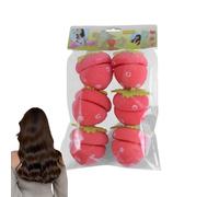 Acunny Esponja de peluquería, esponja de cortejo de peinado sin calor | Rodillos de peluquería portátil | Juego de 6 herramientas de curling para dormir, curler de esponja portátil para niñas