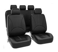Acunny Fundas De Piel para Asientos De Coche,5 Piezas Fundas de Cojín de PU | Accesorios Vehículo Impermeables para Sedán Todoterreno Furgoneta Conductor Pasajero Perro Delantero Trasero