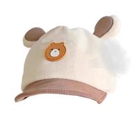 Acunny - Gorras lindas para bebés para niños, protección solar y ajustable, para niños jóvenes, Café ligero., L