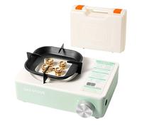 Acunny Hornillo portátil de camping | Camping Burner Stove with Carrying Case | 6000 W potente hornillo portátil al aire libre para montañismo senderismo RV viaje picnic expedición