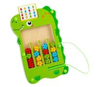 Acunny Juego de laberinto magnético | tablero de juego de de dinosaurios,juguetes de habilidades motoras finas para actividades grupales preescolares guardería aula