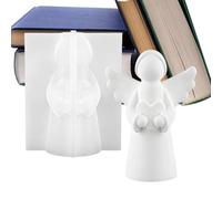 Acunny Molde Angel - Moldeo De Silicona,Molde para Resina Epoxi de Navidad - Para Planificadores Fiestas Cemento Profesores Arte Apasionado Vacaciones Eventos Tema Talleres Creador Joyería