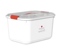 Acunny Organizador de píldoras familiares, organizador de píldoras de viaje, pastillero multicapa de gran capacidad, organizador de pastillas con asa, estuche multifuncional para el hogar,