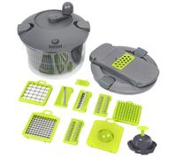 Acunny Picadora de cebollas | Rallador y Cortadora de Verduras - Cortador de dados y Cesta escurridor | Para Cocina, Cebollas, Ajo, Patatas, Ensalada, Queso y Verduras