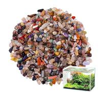 Acunny piedra cruda, piedra de iris crudo | Piedras decorativas en bruto naturales coloridas, cristales en bruto para la meditación, naturales portátiles, piedra de decoración para el hogar