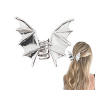 Acunny Pinzas de garras de Halloween, diseño de alas de murciélago para mujeres, barrette decorativo antideslizante para mujeres y niñas, fiestas temáticas festivas de Halloween