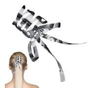 Acunny Pinzas para el pelo sin costuras con lazo, pinzas para el cabello vintage | Pinza de pelo Bowknot Metal Broches - Pasador francés de color sólido con lazos, horquilla para el pelo