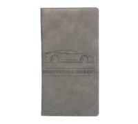 Acunny Portatarjetas de Registro y Seguro de automóvil, Portadocumentos de automóvil para Tarjetas | Estuche Tipo Billetera para Documentos, Tarjetas y trámites - Accesorios Interiores Naturales y