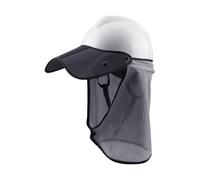 Acunny Protección para el cuello del sol para casco de protección UV, protección de cuello fija, bloqueo de rayos UV, parasol para trabajos de construcción y jardinería al aire libre