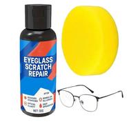 Acunny Renovador De Rayas Para Gafas | Con Crema De Limpieza Profundo Con Esponja 30g | Pasta Limpiador para Gafas Restaurador de Lentes | Para Protección Brillo Mantenimiento Sol