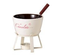 Acunny Taza para Fondue De Chocolate | Utensilios De Cocina De Cerámica - Taza para Derretir Chocolate Set De Fondue Mini - para Queso Caramelo Dulce Postre Navidad Cumpleaños Camping Picnic Exterior