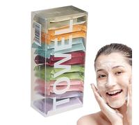 Acunny Toallas de compresión para viajes, toallas comprimidas, toallas comprimidas, toallas de algodón comprimidas, 14 unidades, paños de algodón suave para viajes, camping, senderismo, hotel, playa