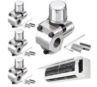 Acunny Válvula Taladro,Válvula de muestreo para aire acondicionado - Accesorios para proyectos de fontanería cocina casera máquina de hielo refrigerador HVAC acondicionadores