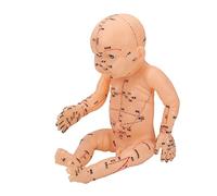 Acupoint de masaje infantil, modelo de masaje de acupuntura de bebé transparente para uso en el hogar